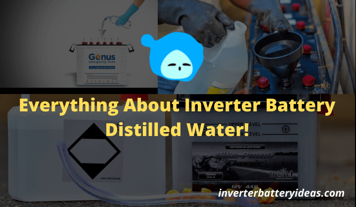 inverter battery water